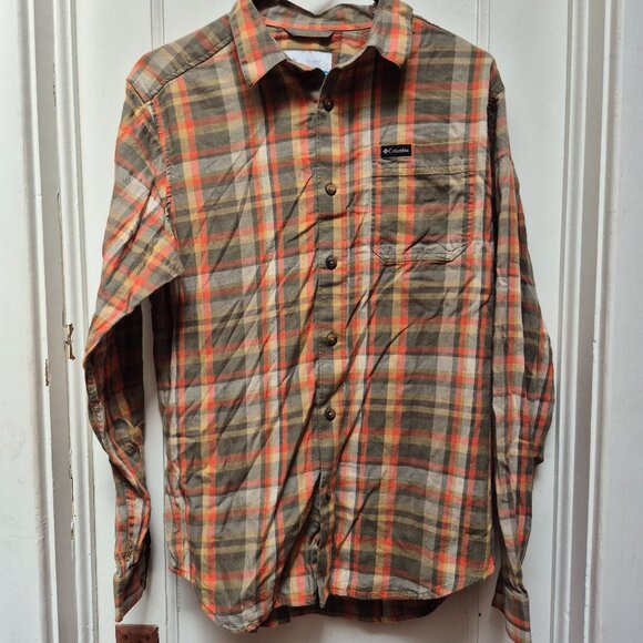 Columbia Plaid Long Sleeve Button Up - S - Picture 1 of 6